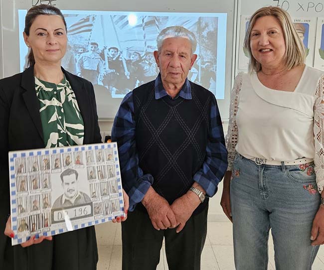 Ζωντανό μάθημα Ιστορίας για τον αγώνα της ΕΟΚΑ στο Δημοτικό Σχολείο Τρούλλων