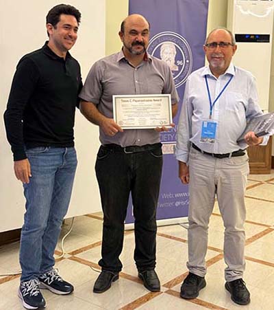 Ο Αν. Καθηγητής του ΤΕΠΑΚ Παύλος Στεφάνου, βραβεύτηκε για τη συνεισφορά του στον τομέα της ρεολογίας