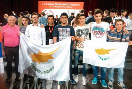 Χάλκινο Μετάλλιο και Έπαινο κέρδισε η Κύπρος στη Βαλκανική Μαθηματική Ολυμπιάδα στην Αλβανία