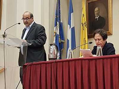 Χαιρετισμός του προέδρου του ΣΕΚΦ Δ. Ταλιαδώρου στο Πανελλήνιο Συνέδριο του ΠΕΦ