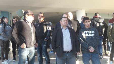 Εκδήλωση διαμαρτυρίας Λυκείου Έμπας και της Τεχνικής Σχολής Πάφου