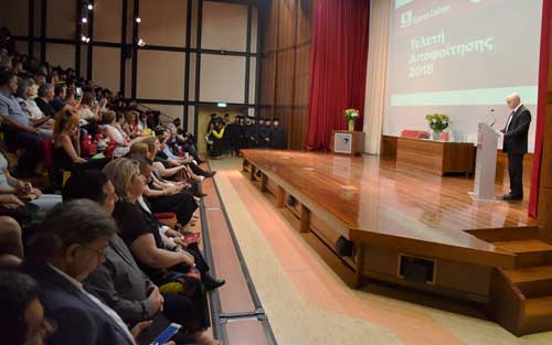 Τελετή Αποφοίτησης Cyprus College 2018