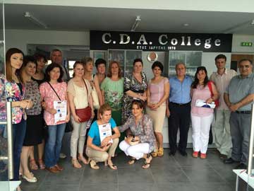 Καθηγητές του Παιδαγωγικού Ινστιτούτου της Κραϊόβα, Ρουμανίας στο Κολέγιο CDA Πάφου