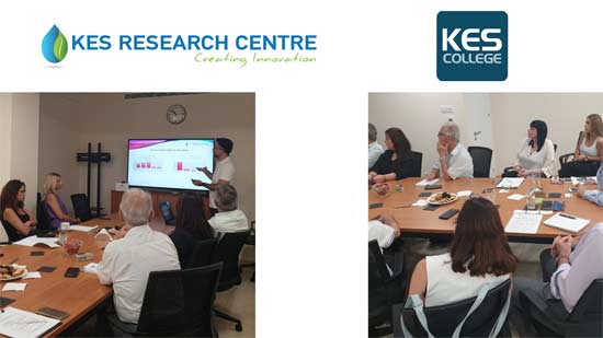 KES College: Παρουσίαση αποτελεσμάτων Ερευνητικού Έργου σε συνεργασία με KES Research Centre