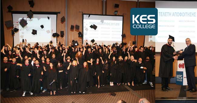 Τελετή Αποφοίτησης του KES College για το Ακαδημαϊκό Έτος 2017-2018