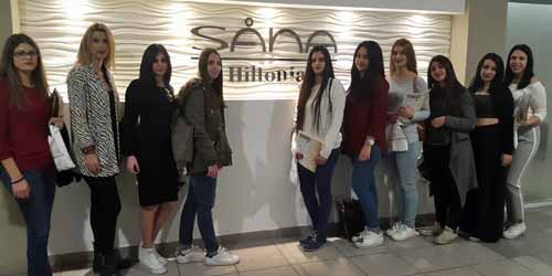 Εκπαιδευτική επίσκεψη των φοιτητριών της Αισθητικής του KES College στο SPA του Hilton Park