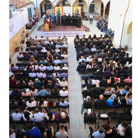 Πρώτη Τελετή Αποφοίτησης της Θεολογικής Σχολής Εκκλησίας Κύπρου.
