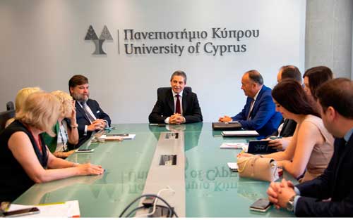 Επίσκεψη του Υπουργού Παιδείας, Επιστήμης και Τεχνολογικής Ανάπτυξης της Σερβίας στο Πανεπ. Κύπρου