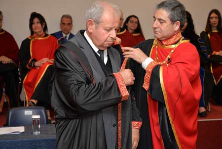 Επίτιμος διδάκτορας του Πανεπιστημίου Κύπρου αναγορεύτηκε ο Γεώργιος Ν. Χατζηκυριάκου