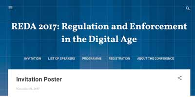 Διεθνές Συνέδριο REDA: Regulation and Enforcement in the Digital Era 2019