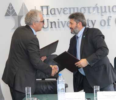 Πανεπιστήμιο Κύπρου και Δήμος Γερίου ενώνουν δυνάμεις προς όφελος των φοιτητών και δημοτών