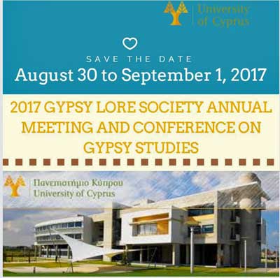 Ετήσια Συνάντηση και Συνέδριο στις Σπουδές στη Τσιγγανολογία/ Ρομανολογία του Gypsy Lore Society