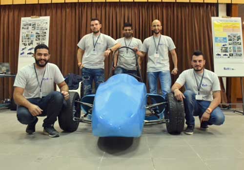 Το αγωνιστικό μονοθέσιο όχημα (Formula) του Πανεπιστημίου Frederick στην έκθεση Boyz Stuff Show 2016