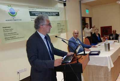 Το Ινστιτούτο Περιβάλλοντος και Αειφόρου Ανάπτυξης τίμησε τον Πρύτανη του Πανεπιστημίου Κύπρου