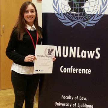 Διεθνής διάκριση για τη φοιτήτρια του Πανεπιστημίου Κύπρου Ελένη Αθηνοδώρου