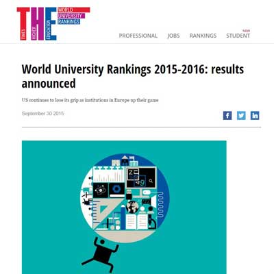 TIMES: Το Πανεπιστήμιο Κύπρου ανάμεσα στα 351-400 κορυφαία πανεπιστήμια στον κόσμο