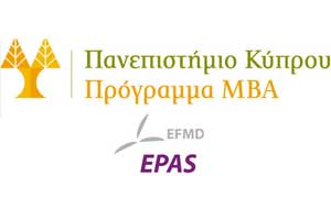 Επιτυχής αξιολόγηση του Προγράμματος ΜΒΑ του Πανεπιστημίου Κύπρου από EFMD και EPAS