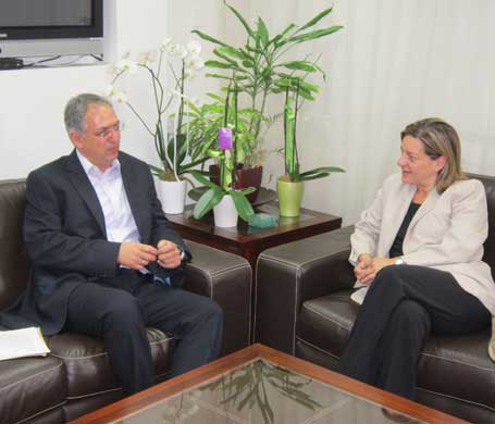 Συνάντηση Καδή με την Πρέσβειρα της Ισπανίας στην Κύπρο
