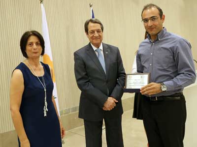 Τιμητική διάκριση για τον δρα Κωσταντίνο Κουνναμά του Πανεπιστημίου Frederick