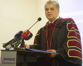 Ο Γιώργος Δημοσθένους νέος Πρόεδρος της Συνόδου των Πρυτάνεων των Κυπριακών Πανεπιστημίων