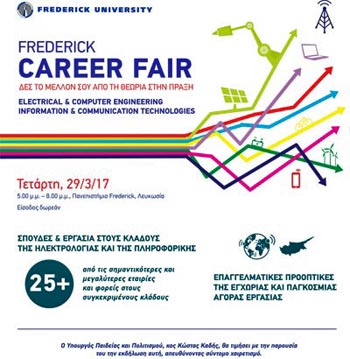 Frederick Careear Fair 2017: «Δες το μέλλον σου, από τη θεωρία στη πράξη»