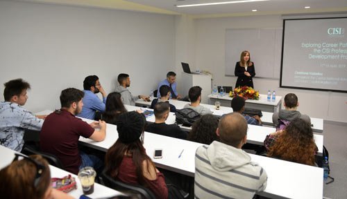 Φοιτητές του Ευρωπαϊκού Πανεπιστημίου Κύπρου εξερεύνησαν τις επιλογές σταδιοδρομίας με το CISI