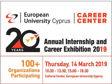 20η Ετήσια Έκθεση Καριέρας στο Ευρωπαϊκό Πανεπιστήμιο Κύπρου