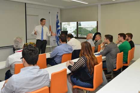 Επίσκεψη στο Ευρωπαϊκό Πανεπιστήμιο Κύπρου πραγματοποίησε ο Κυριάκος Μητσοτάκης