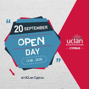 Πανεπιστήμιο UCLan Cyprus: Open Day στις 20 Σεπτεμβρίου