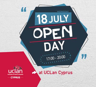 Πανεπιστήμιο UCLan Cyprus: Μέρα Γνωριμίας στις 17 Ιουλίου