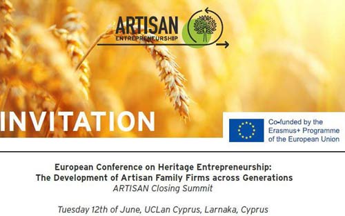 Παν. UCLan Cyprus: Η ανάπτυξη των χειροτεχνικών-παραδοσιακών μικρο-επιχειρήσεων δια μέσω γενεών