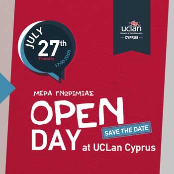 Το Πανεπιστήμιο UCLan Cyprus διοργανώνει Μέρα Γνωριμίας και προσφέρει 2 υποτροφίες