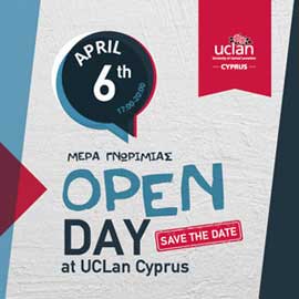 Το Πανεπιστήμιο UCLan Cyprus διοργανώνει Μέρα Γνωριμίας και προσφέρει δύο υποτροφίες