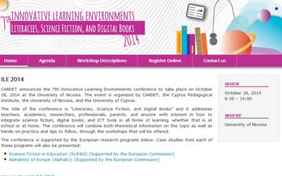 Πρόσκληση σε Συνέδριο με θέμα «Literacies, Science Fiction, and Digital Books»