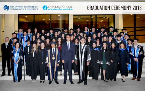 Τελετή Αποφοίτησης της Σχολής Μοριακής Ιατρικής Κύπρου του ΙΝΓΚ