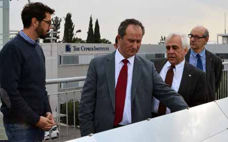 Επίσκεψη Σταύρου Μαλά στο Ινστιτούτο Κύπρου