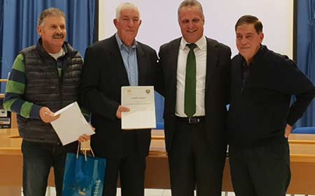 Πραγματοποιήθηκε στο ΥΠΠ ειδική τελετή βράβευσης της πρώτης Εθνικής (Μικτής) Κύπρου Ποδοσφαίρου