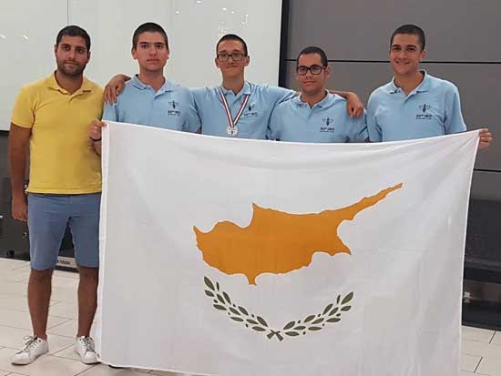 Νέα διάκριση της Κύπρου με Χάλκινο Μετάλλιο στην 30ή Διεθνή Ολυμπιάδα Βιολογίας (IΒO) 2019
