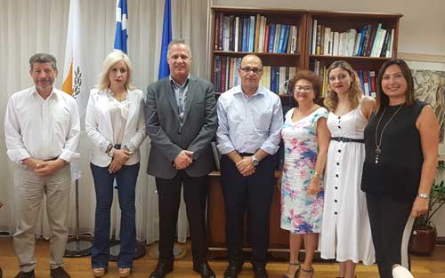 Ο Υπουργός Παιδείας συναντήθηκε με τον Πρόεδρο της Αρχής Αντιμετώπισης Εξαρτήσεων Κύπρου Image