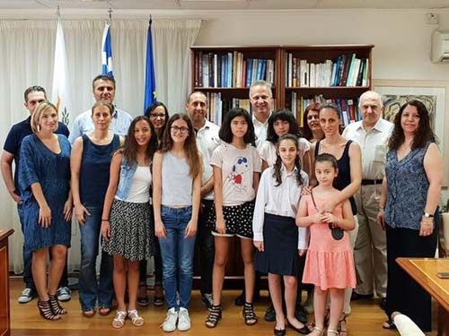 Βράβευση παιδιών που διακρίθηκαν στον 19ο Πανελ. Διαγωνισμό Ανάγνωσης Παιδικού Λογοτεχνικού Βιβλίου Image