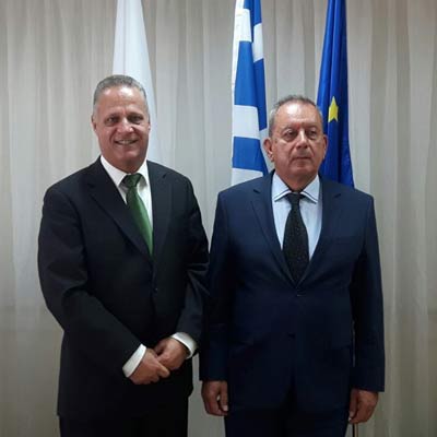 Συνάντηση Χαμπιαούρη με τον Πρέσβη της Βουλγαρίας στην Κύπρο Hristo Georgiev Image