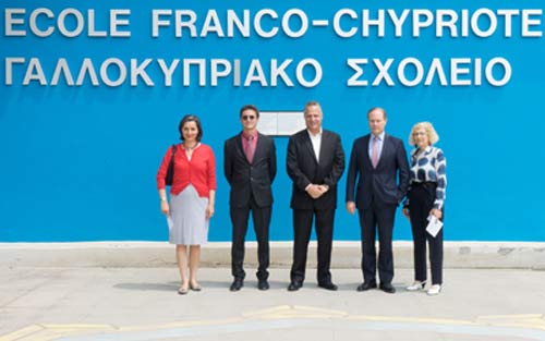 Επίσκεψη Υπουργού Παιδείας και Πολιτισμού στο Γαλλοκυπριακό σχολείο Image