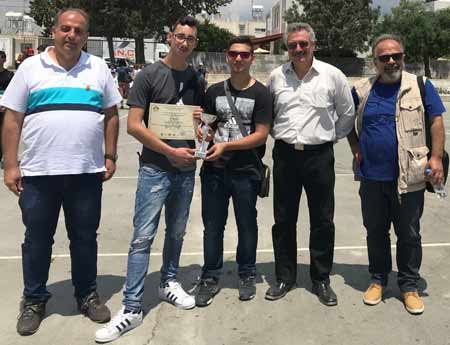2ο Βραβείο της ΤΕΣΕΚ Αγίου Λαζάρου στον Παγκύπριο Διασχολικό Αγώνα Μοντέλων Ηλιακού Αυτοκινήτου