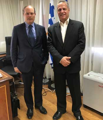 Συνάντηση Χαμπιαούρη με τον Πρέσβη της Γαλλίας René Troccaz Image