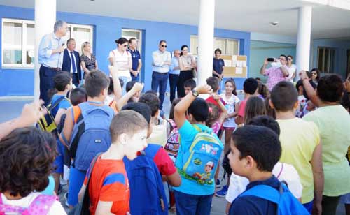 Θερινά δημόσια σχολεία της Λευκωσίας επισκέφτηκε ο Υπουργός Παιδείας