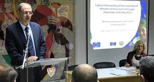 Ο Καδής ενημέρωσε Πρέσβεις για τον ρόλο του ΥΠΠ στην Κυπριακή Προεδρία της Ε.Υ. του ΣτΕ