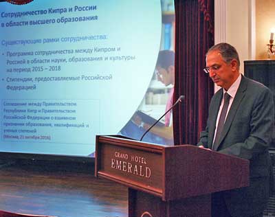 Μήνυμα Καδή από την Αγία Πετρούπολη: Η Κύπρος αποτελεί ιδανικό προορισμό σπουδών