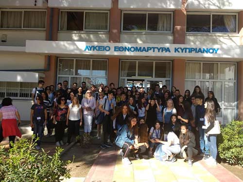 Συμμετοχή του Λυκείου Εθνομάρτυρα Κυπριανού στο Στρόβολο στο Erasmus+ KA 2