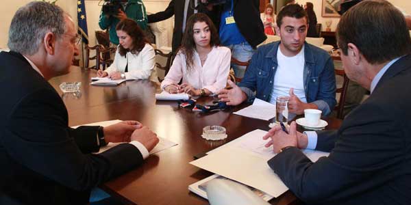 Οι μαθητές ζήτησαν από τον ΠτΔ να ενσωματωθεί στη διδακτική ύλη, μάθημα για τη λύση του Κυπριακού