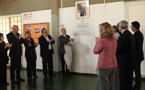 Το Γυμνάσιο Μακεδονίτισσας τίμησε τον Νεόφυτο Χανδριώτη
